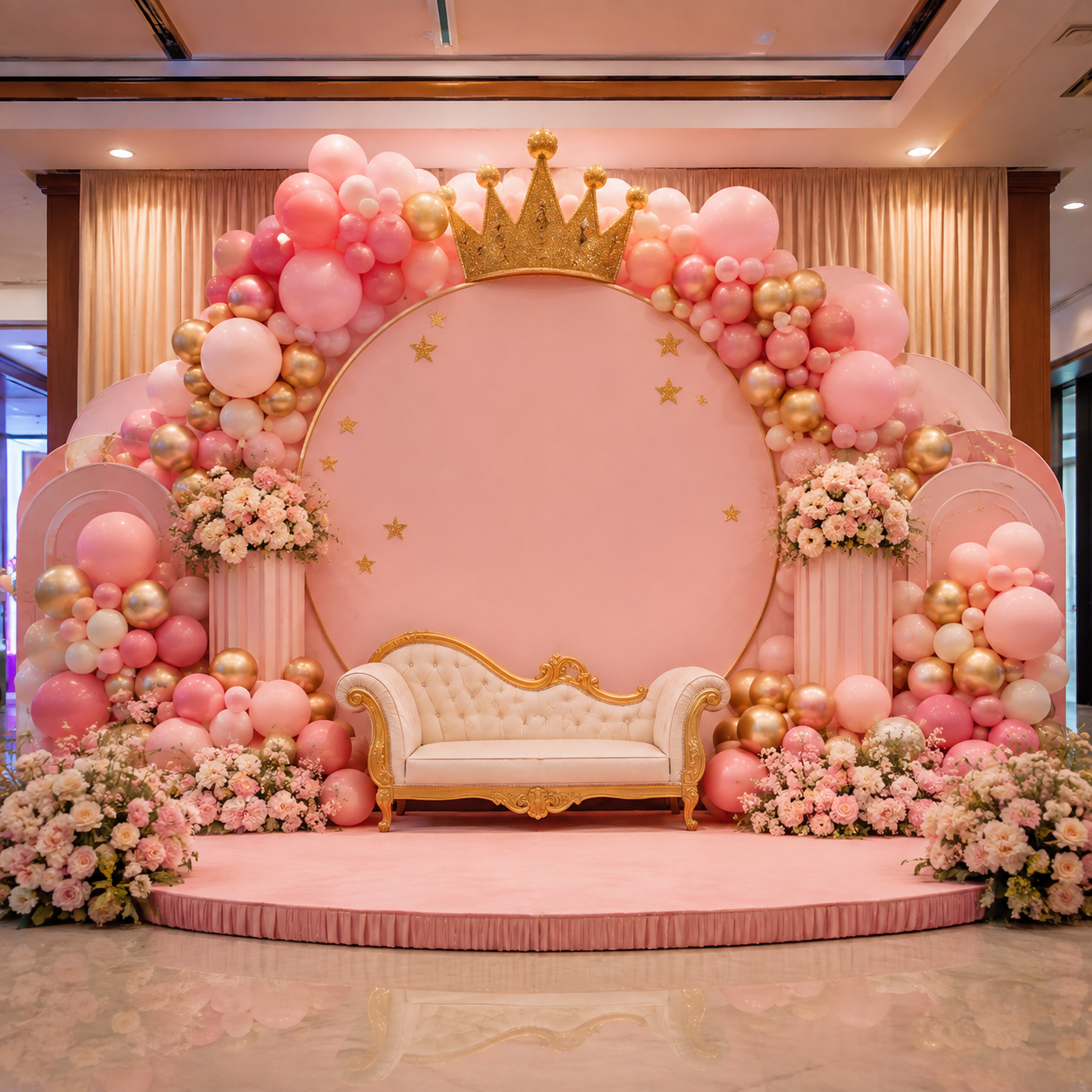 Birthday Stage Decoration Noida